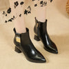 Stiefeletten | Elegantes Metall-Detail | Alltag &Anlässe | Premium-Leder