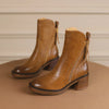 Elegante Leder-Stiefeletten | Komfort und Stil vereint | Perfekt für Herbst und Winter