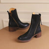 Elegante Leder-Stiefeletten | Komfort und Stil vereint | Perfekt für Herbst und Winter