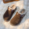 Gefütterte Clogs mit Schnalle | Gemütlich und praktisch | Perfekt für kalte Tage