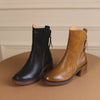 Elegante Leder-Stiefeletten | Komfort und Stil vereint | Perfekt für Herbst und Winter