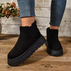 Gefütterte Ankle-Boots mit Plateau | Warm und Stylisch | Perfekt für Winter