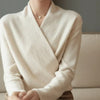 Wickelpullover mit V-Ausschnitt | Eleganz trifft Komfort | Perfekt für den Alltag