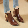 Stiefeletten | Elegantes Metall-Detail | Alltag &Anlässe | Premium-Leder