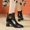 Stiefeletten | Elegantes Metall-Detail | Alltag &Anlässe | Premium-Leder