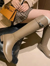 Reitstiefel mit Schmetterlingsdetail | Klassisch & Feminin | Perfekt für Herbst und Winter