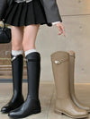 Reitstiefel mit Schmetterlingsdetail | Klassisch & Feminin | Perfekt für Herbst und Winter