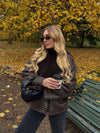 Kunstlederjacke mit Teddyfutter | Trendig & Warm | Perfekt für kalte Tage