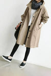 Oversized Mantel mit Kapuze | Lässiger Stil | Perfekt für Herbst und Winter