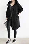 Oversized Mantel mit Kapuze | Lässiger Stil | Perfekt für Herbst und Winter