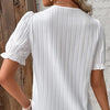 Bluse mit Spitze &Puffärmeln | Romantischer Chic | Feminin & Sommerleicht