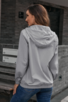 Leichte Kapuzenjacke mit Reißverschluss | Wetterfest & Komfortabel | Perfekt für Outdoor-Aktivitäten