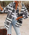 Kariertes Overshirt mit Knopfleiste | Lässiger Look & Vielseitigkeit | Ideal für den Alltag