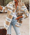 Kariertes Overshirt mit Knopfleiste | Lässiger Look & Vielseitigkeit | Ideal für den Alltag