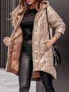 Steppjacke mit Kapuze | Polyester | Warm und Lässig