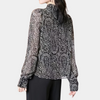 Chiffonbluse mit Paisley-Muster | Elegant & Transparent | Büro trifft Abendlook