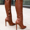Damen-Overknee-Stiefel mit hohem Absatz | Elegant | Modisch und Vielseitig