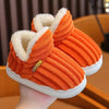Sherpa-Gefütterte Cord-Slipper | Weich & Warm | Rutschfeste Sohle
