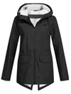 Gefütterte Regenjacke mit Kapuze | Wasserabweisend | Warm und Stilvoll