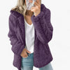 Flauschige Kapuzenjacke | Warm & Lässig | Perfekt für Herbst & Winter