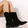 Damen-Stiefeletten mit Schnallen | Bequem | Modern und Vielseitig