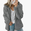 Flauschige Kapuzenjacke | Warm & Lässig | Perfekt für Herbst & Winter