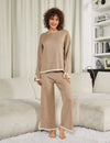 Zweiteiliges Lounge-Set | Eleganter Komfort | Weicher Strick | Freizeit & Zuhause