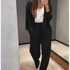 Zweiteiliges Lounge-Set mit Knopf-Cardigan | Bequem & Chic | Perfekt für Zuhause & Freizeit