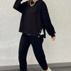 Sweatshirt mit Knopfleiste an der Seite | Komfort & Stil | Ideal für Freizeit