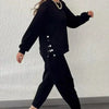 Sweatshirt mit Knopfleiste an der Seite | Komfort & Stil | Ideal für Freizeit