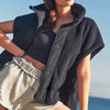 Teddy-Fleece-Weste mit Stehkragen | Kuschelig & Trendy | Perfekt für Outdoor-Abenteuer