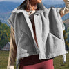 Teddy-Fleece-Weste mit Stehkragen | Kuschelig & Trendy | Perfekt für Outdoor-Abenteuer