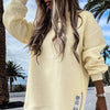 Langes Oversize-Sweatshirt mit Seitenschlitzen | Bequem & Lässig | Perfekt für Freizeit
