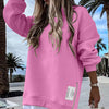 Langes Oversize-Sweatshirt mit Seitenschlitzen | Bequem & Lässig | Perfekt für Freizeit