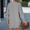 Langes Oversize-Sweatshirt mit Seitenschlitzen | Bequem & Lässig | Perfekt für Freizeit