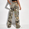 Weit geschnittene Camouflage-Hose | Lässig & Trendy | Perfekt für Freizeit