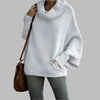 Oversize-Rollkragenpullover mit Taschen | Kuschelig und Lässig | Perfekt für kalte Tage