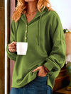 Gemütlicher Kapuzenpullover mit Knopfleiste | Lässig und Bequem | Perfekt für Freizeit