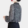 Chiffonbluse mit Paisley-Muster | Elegant & Transparent | Büro trifft Abendlook